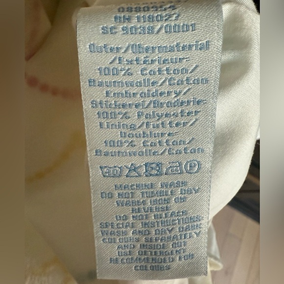 BODEN Imogen Embroidered Scalloped Hem Cotton Skirt •US 4 - Picture 6 of 6